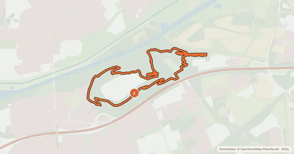 Kartenübersicht der Radroute MTB-Brammen.Trail