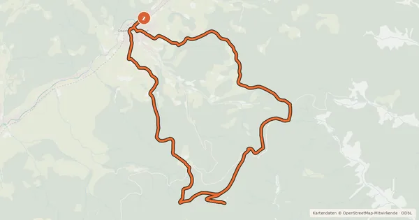 Kartenübersicht der Radroute MTB Brandenkopf-Trip