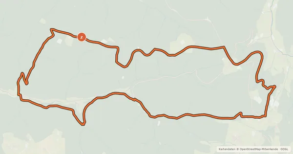 Kartenübersicht der Radroute MTB Breisgau-Tour