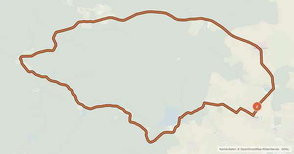 Kartenübersicht der Radroute MTB Höllberg - Runde