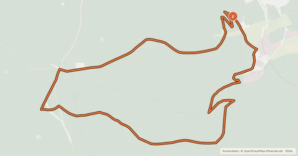 Kartenübersicht der Radroute MTB Lauterbad-Tour