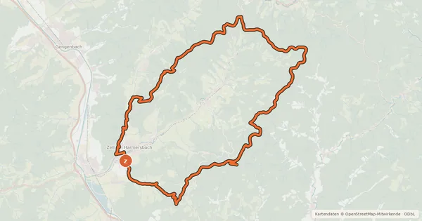 Kartenübersicht der Radroute MTB Reichsstadt-Geniesser-Tour