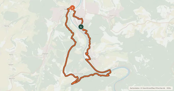 Kartenübersicht der Radroute MTB-Tour 1 "Schinkel-Tour"