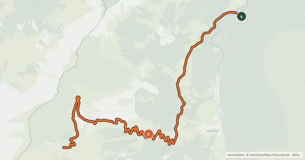 Kartenübersicht der Radroute MTB Tour 6