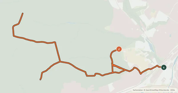 Kartenübersicht der Radroute mtb Verbindung Ludwigshöhe