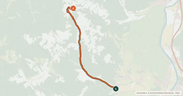 Kartenübersicht der Radroute Mühlbachgrabenweg 32