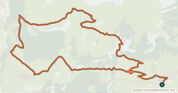 Kartenübersicht der Radroute Murtera Bike