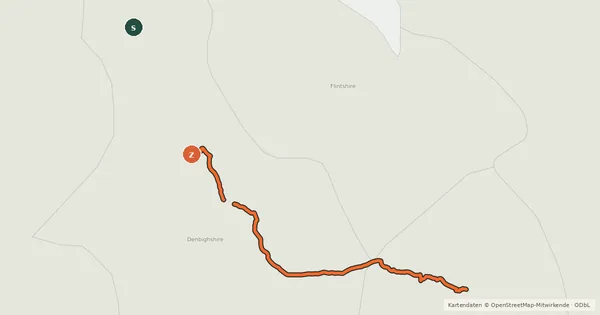 Kartenübersicht der Radroute National Cycle Route 84 (Proposed)