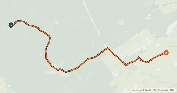 Kartenübersicht der Radroute Neuhaus (28) - Dahlem (31)