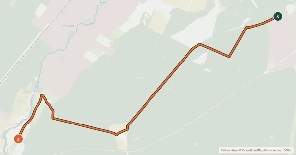 Kartenübersicht der Radroute Neuried - Gauting