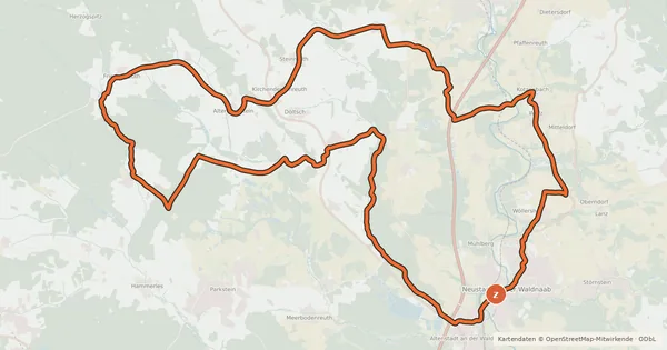 Kartenübersicht der Radroute NEW 2