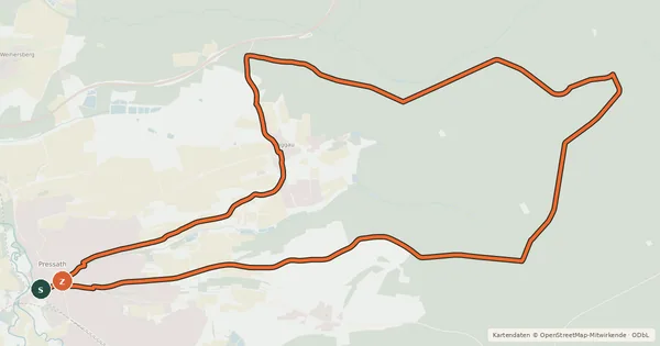 Kartenübersicht der Radroute NEW 20 - Kleine Hessenreuther Waldrunde
