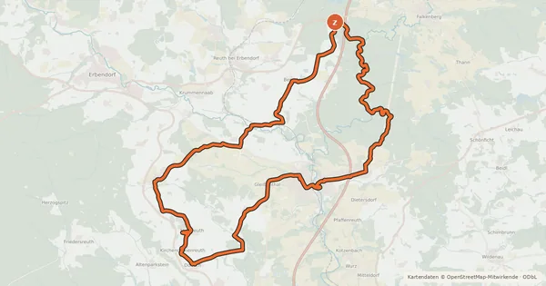 Kartenübersicht der Radroute NEW 3