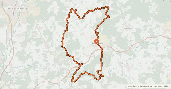 Kartenübersicht der Radroute NEW 8