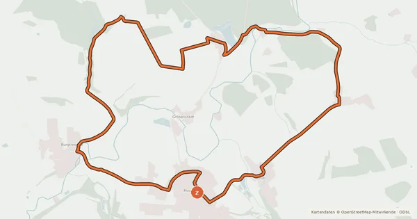 Kartenübersicht der Radroute NEW 9b