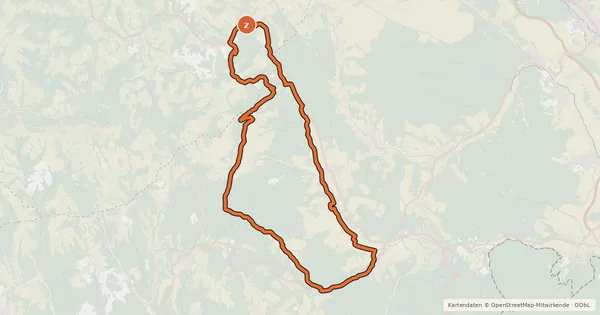 Kartenübersicht der Radroute NÖ-Burgenland-Strecke