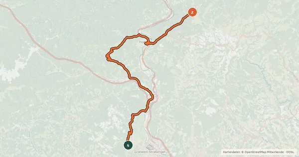 Kartenübersicht der Radroute Nord-West-Tour