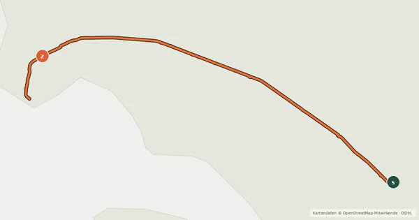 Kartenübersicht der Radroute North Australia Rail Trail