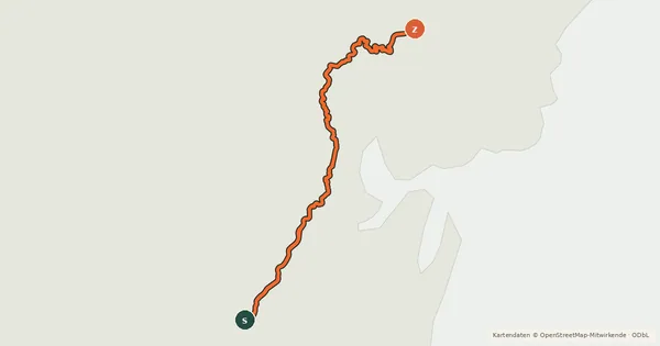 Kartenübersicht der Radroute Old Pacific Highway (Berowra – Gosford)