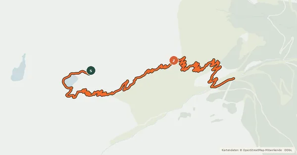 Kartenübersicht der Radroute Ollweite Line