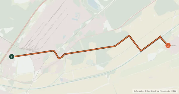 Kartenübersicht der Radroute OSL 27-28