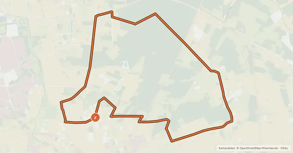 Kartenübersicht der Radroute Osterwald-Route