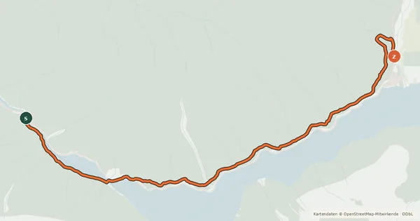 Kartenübersicht der Radroute Panoramabike Plansee