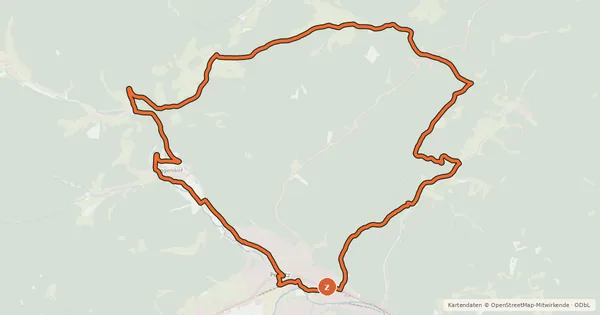 Kartenübersicht der Radroute Panoramarunde Pernitz - Laferlstein - Riegelhof - Waxeneck - Betsteig - Muggendorf - Pernitz