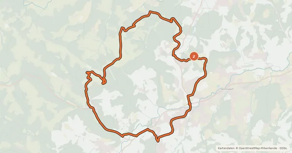 Kartenübersicht der Radroute Panoramatour (Eibiswald)