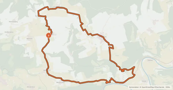 Kartenübersicht der Radroute Panoramatour Ottensteiner Hochebene