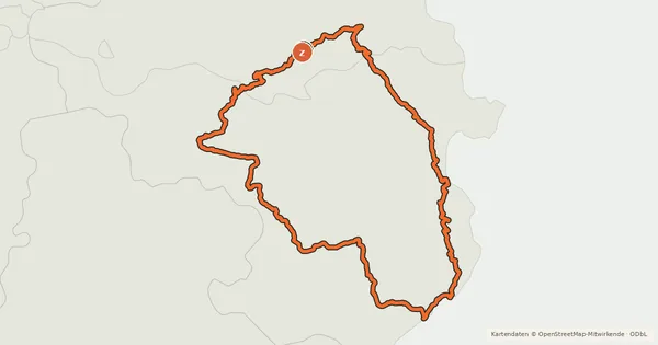 Kartenübersicht der Radroute PirineXus