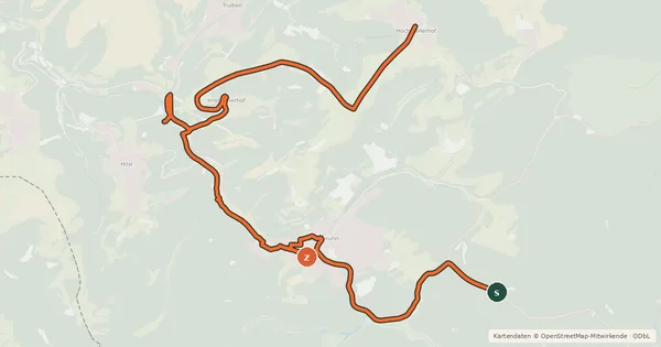 Kartenübersicht der Radroute Pirmasens 8