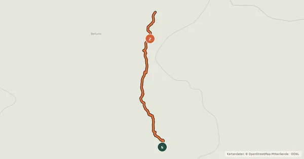 Kartenübersicht der Radroute Pista Ciclabile Via Regia