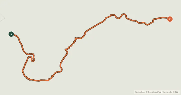 Kartenübersicht der Radroute Piste cyclable des Ardoisières (PC18)