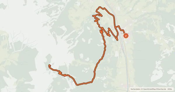 Kartenübersicht der Radroute Präaualm Runde