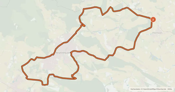 Kartenübersicht der Radroute R10