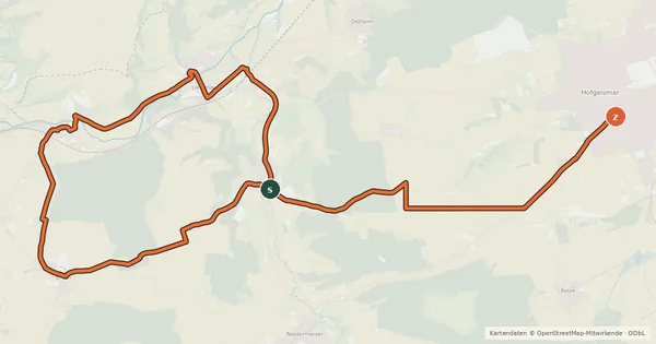 Kartenübersicht der Radroute R11