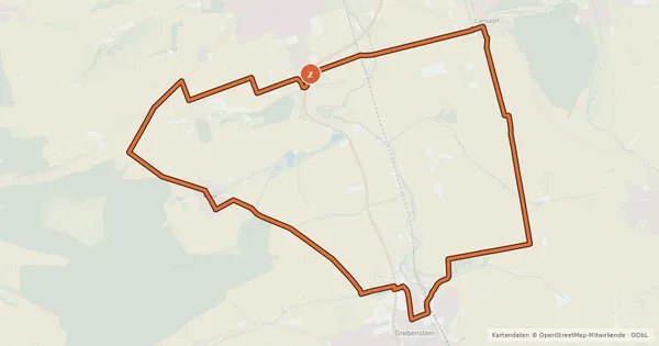 Kartenübersicht der Radroute R14
