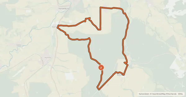 Kartenübersicht der Radroute R5
