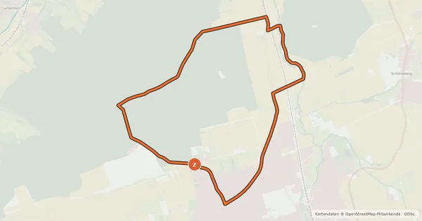 Kartenübersicht der Radroute R8