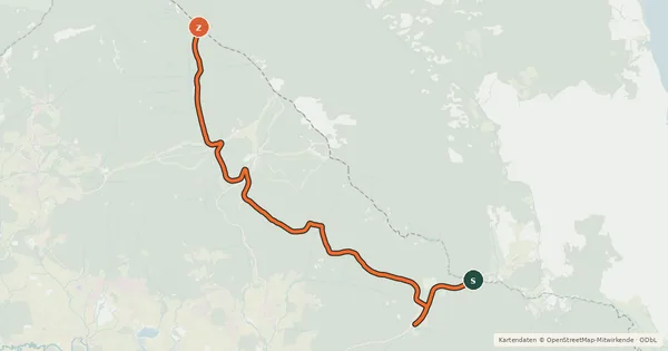 Kartenübersicht der Radroute R801, Plöckensteinersee Radroute