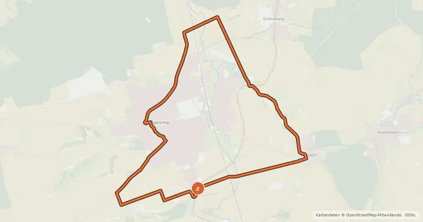 Kartenübersicht der Radroute R9