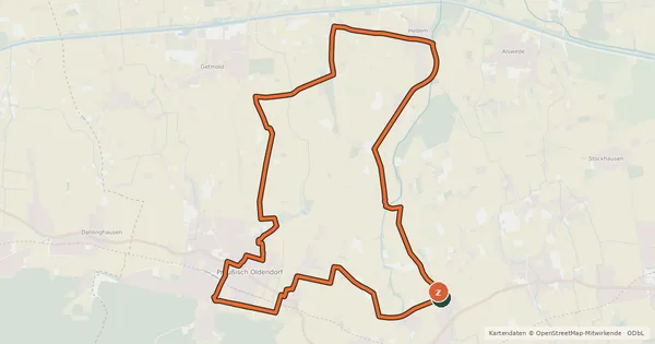 Kartenübersicht der Radroute Rad-Rundwanderweg R 11