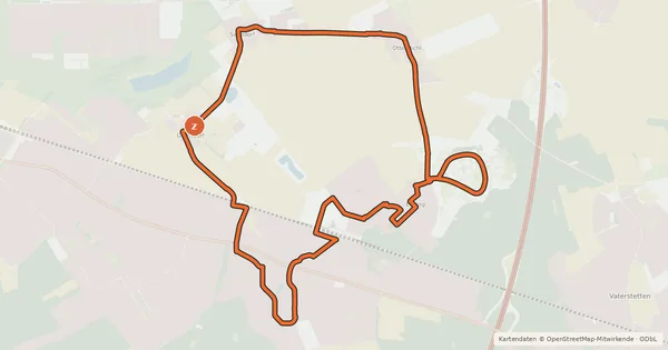 Kartenübersicht der Radroute Radl-Tour Haar