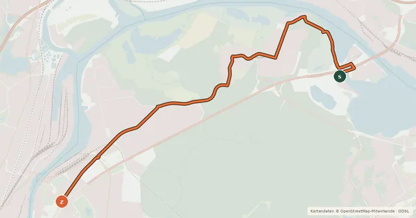 Kartenübersicht der Radroute Radnetz HL 04.2