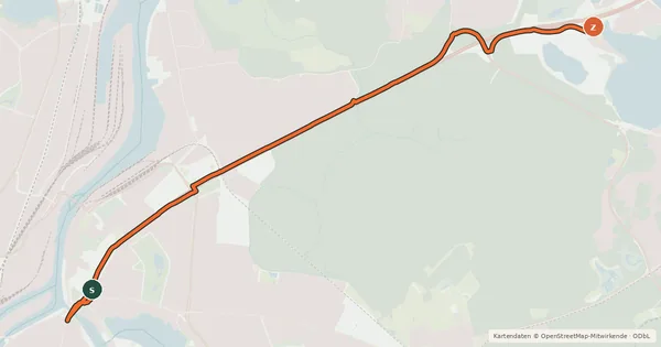 Kartenübersicht der Radroute Radnetz HL 04 Nord