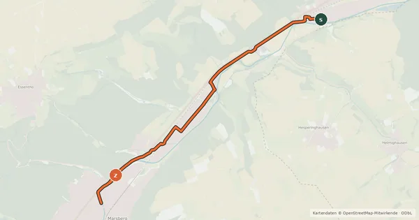 Kartenübersicht der Radroute Radroute 01-02