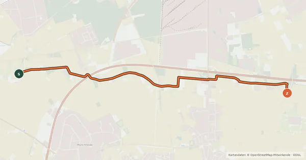 Kartenübersicht der Radroute Radroute 01-15
