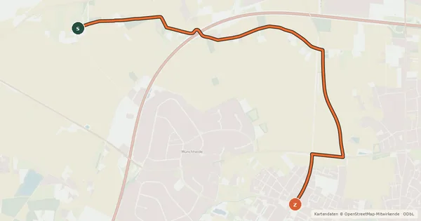 Kartenübersicht der Radroute Radroute 01-78