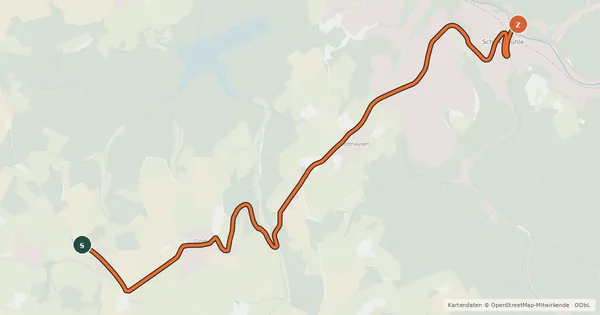 Kartenübersicht der Radroute Radroute 03-04